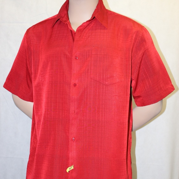 The Havanera Co. Short Sleeve Open Collar Mexican Shirt, Cuban Shirt, Boxy Shirt, Men's XXL polyester black type Vintage Second Hand